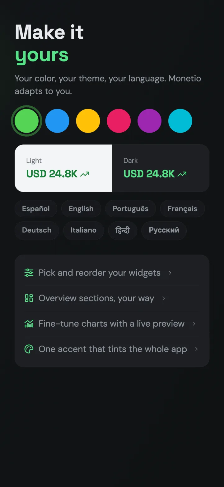 Monetio — make it yours