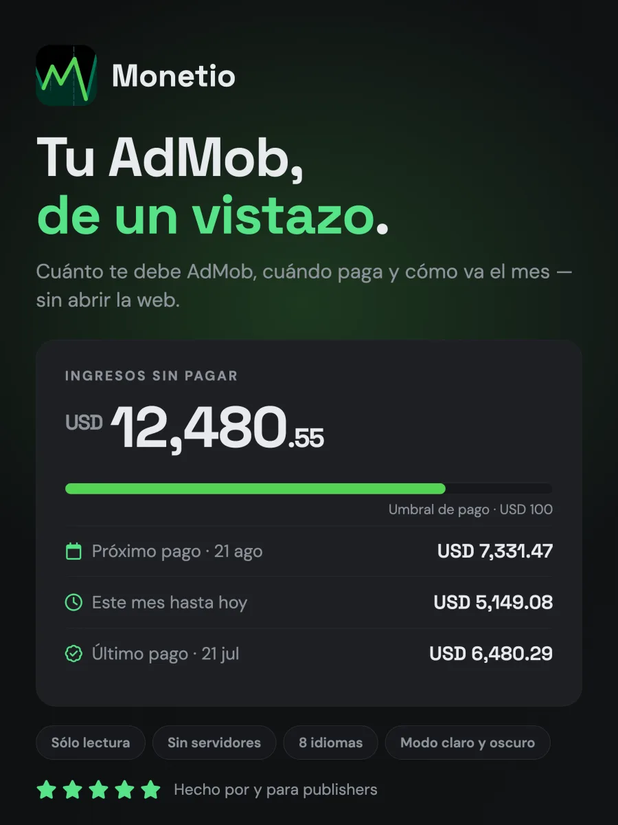 Monetio — de un vistazo