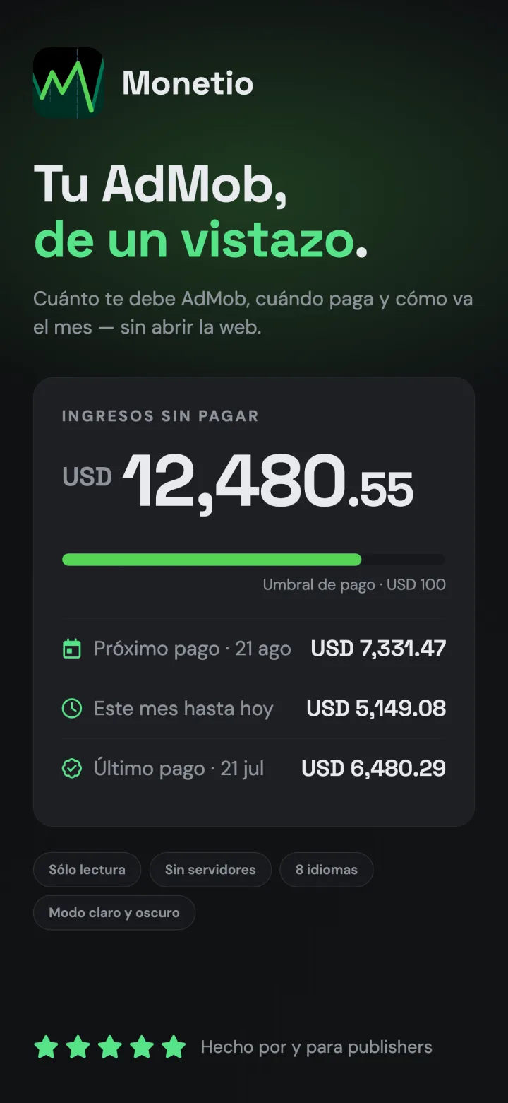 Monetio — de un vistazo