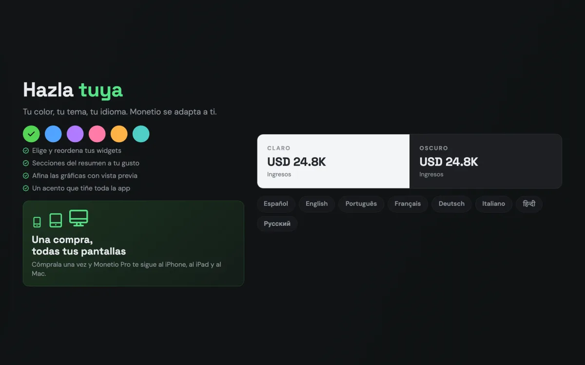 Monetio — hazla tuya
